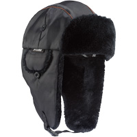 Chapeau de trappeur classique N-Ferno 6802, Doublure en Fourrure synth&eacute;tique, Moyen/Petit, Noir Sidevic Inc.