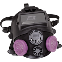 Respirateur &agrave; masque complet de la s&eacute;rie 7600 avec &eacute;quipement d'appoint pour le soudage, Silicone, Petit Sidevic Inc.