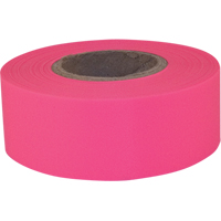 Ruban de signalisation Sub-Zero, 1,2" la x 150' lo, Rose fluorescent Sidevic Inc.