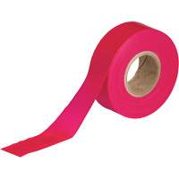 Ruban pour signalisation, 1,188" la x 150' lo, Rouge fluorescent Sidevic Inc.
