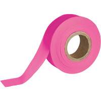 Ruban pour signalisation, 1,188" la x 150' lo, Rose fluorescent Sidevic Inc.