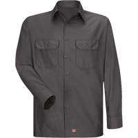Long Sleeve Ripstop Shirt, Men's, 3X-Large, Charcoal Sidevic Inc.