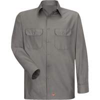 Long Sleeve Ripstop Shirt, Men's, 3X-Large, Grey Sidevic Inc.