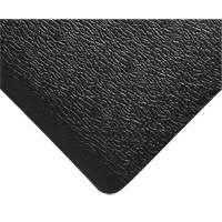 Deluxe Soft Step No. 444 Mats, Pebbled, 3' x 5' x 5/8", Black, PVC Sponge Sidevic Inc.
