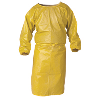 Blouse de protection Kleenguard contre la vaporisation de produits chimiques, Polypropyl&egrave;ne, Jaune, 34" la x 52" lo Sidevic Inc.