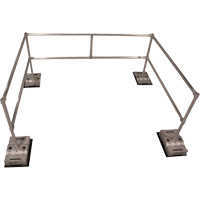 RoofGuard Classic System - Packaged Kits, Aluminum, 72" W x 108" L x 42" H Sidevic Inc.