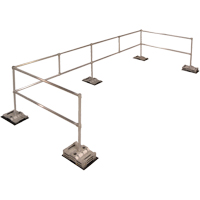 RoofGuard Classic System - Packaged Kits, Aluminum, 72" W x 216" L x 42" H Sidevic Inc.