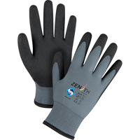 Gants enduits de premi&egrave;re qualit&eacute; ZX-30°, 10/T-Grand, R&ecirc;vetement PVC, Calibre 15, Enveloppe en Nylon Sidevic Inc.