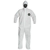ProShield&reg; 50 Coveralls, Small, White, Microporous Sidevic Inc.
