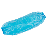 Manchettes jetables, Longueur de 18", Poly&eacute;thyl&egrave;ne, Bleu Sidevic Inc.