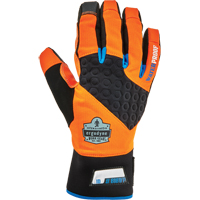Gants utilitaires thermiques haute visibilit&eacute; performants et &eacute;tanches ProFlex 818WP, Paume Polyur&eacute;thane, Taille Petit Sidevic Inc.