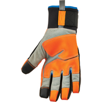 Gants utilitaires thermiques haute visibilit&eacute; performants et &eacute;tanches ProFlex 818WP, Paume Polyur&eacute;thane, Taille Petit Sidevic Inc.
