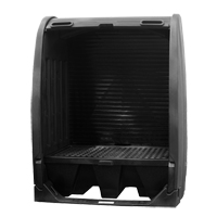 Spill Containment Sheds Without Drain, 61" L x 37.25" W x 72.75" H, 1000 lbs. Load Capacity Sidevic Inc.