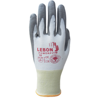 Lebon PowerFit&reg; Cut Resistant Gloves, Size X-Small/6, 13 Gauge, Polyurethane Coated, Polyethylene Shell, ASTM ANSI Level A2/EN 388 Level B Sidevic Inc.