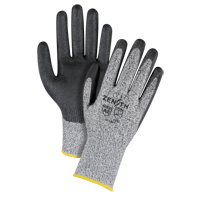 Gants &eacute;lastiques sans coutures r&eacute;sistants &agrave; la coupe, Taille 2T-Grand/11, Calibre 13, Rev&ecirc;tement Polyur&eacute;thane, Enveloppe en PEHP, ANSI/ISEA 105 niveau 2/EN 388 niveau 3 Sidevic Inc.
