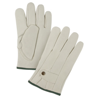 Premium Ropers Gloves, Medium, Grain Cowhide Palm Sidevic Inc.