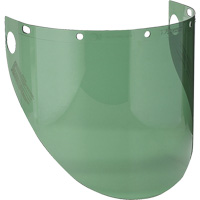 Dynamic Preformed Faceshield Visor, Polycarbonate, Green Tint Sidevic Inc.