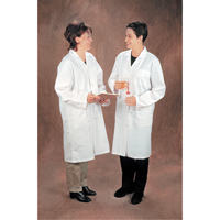 Lab Coats, Poly-Cotton, Small, White Sidevic Inc.