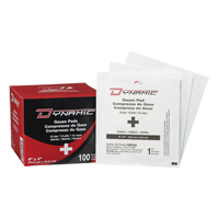 Gaze Dynamic, Tampon, 4" lo x 4" la, St&eacute;rile, Dispositif m&eacute;dical Classe 1 Sidevic Inc.