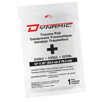 Pansement de trauma Dynamic, Tampon, 10" lo x 30" la, St&eacute;rile, Dispositif m&eacute;dical Classe 1 Sidevic Inc.