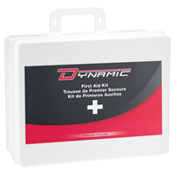 Trousse de premiers soins Ontario Dynamic, Dispositif m&eacute;dical Classe 2, Boîte en plastique Sidevic Inc.