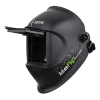 Liteflip Autopilot Welding Helmet, 3.94" L x 1.97" W View Area, 1/5/5 - 14 Shade Range, Black Sidevic Inc.