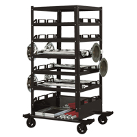 Six Tier Storage Cart, Steel Sidevic Inc.