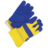 Gants d'ajusteur, Taille unique, Paume en Cuir fleur de vache, Doublure en Thinsulate Sidevic Inc.