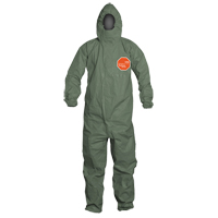 Tychem&reg; 2000 SFR Protective Coveralls, Small, Green Sidevic Inc.