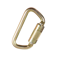Carabiner, Steel, 5000 lbs Capacity Sidevic Inc.