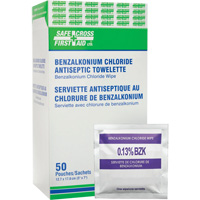 Benzalkonium Chloride Wipes, Towelette, Antiseptic Sidevic Inc.