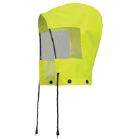 6037H Capuchon pour manteau de s&eacute;curit&eacute; imperm&eacute;able pour le contr&ocirc;le de la circulation, Jaune lime haute visibilit&eacute;, Polyester Sidevic Inc.