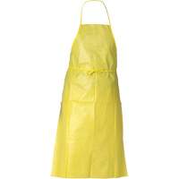 KleenGuard A70 Chemical Spray Protection Apron, Polyethylene, 44" L x 29" W, Yellow Sidevic Inc.