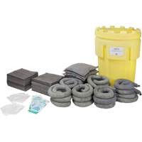 Premium Spill Kit, Universal, Salvage Drum, 95 US gal. Absorbancy Sidevic Inc.