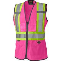 139PK Veste de s&eacute;curit&eacute; pour femme, Rose, T-petit, Polyester Sidevic Inc.