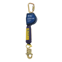 Cordage de s&eacute;curit&eacute; autor&eacute;tractable allong&eacute; Nano-Lok, 10', Polyester/Sangles, Pivotant Sidevic Inc.