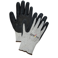Cold Weather Seamless Stretch Cut-Resistant Gloves, Size Small/7, 13 Gauge, Foam Nitrile Coated, HPPE Shell, ASTM ANSI Level A4 Sidevic Inc.
