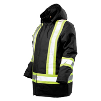 Parka de s&eacute;curit&eacute;, Noir, Grand Sidevic Inc.