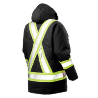 Parka de s&eacute;curit&eacute;, Noir, Grand Sidevic Inc.
