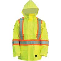 Open Road Jacket, Polyester/Polyurethane, High Visibility Lime-Yellow, Small Sidevic Inc.