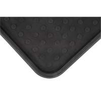 Boot Tray, Plastic, Black, 25" L x 14" W Sidevic Inc.