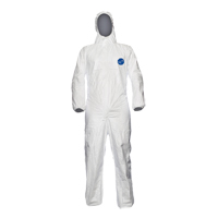 Coveralls, Small, White, Tyvek&reg; 500 Sidevic Inc.