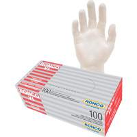 Disposable Gloves, Medium, Vinyl, 3-mil, Powder-Free, Clear Sidevic Inc.