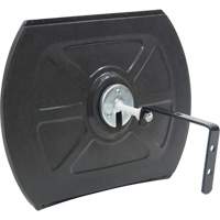 Miroir convexe rectangulaire/rond avec support, 12" h x 18" la, Int&eacute;rieur/Ext&eacute;rieur Sidevic Inc.
