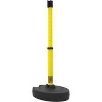 Base pour montant de barri&egrave;re PLUS, Hauteur de 42", Jaune Sidevic Inc.