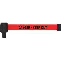 PLUS Banner Cassette, Danger; Keep Out, 15', Red Tape Sidevic Inc.