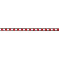 Tough-Mark Heavy-Duty Floor Marking, Rectangle, 48" L x 2" W, Red and White, Polyethylene Sidevic Inc.