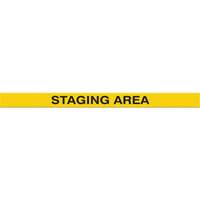 Tough-Mark Heavy-Duty Floor Marking, Rectangle, 48" L x 2" W, Yellow, Polyethylene Sidevic Inc.