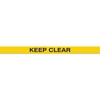Tough-Mark Heavy-Duty Floor Marking, Rectangle, 48" L x 2" W, Yellow, Polyethylene Sidevic Inc.