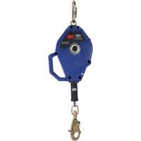 Cordage de s&eacute;curit&eacute; autor&eacute;tractable avec verrouillage intelligent, 30', Acier galvanis&eacute;, Pivotant Sidevic Inc.